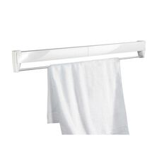 VESTA Απλώστρα Ρούχων Τοίχου-Μπάνιου FASTROLL 71x37x11cm Πτυσσόμενη Πλαστικό ABS 5 Μεταλλικές Βέργες 5mm 1 Κρεμάστρα INOX 10mm Άπλωμα 4.2m