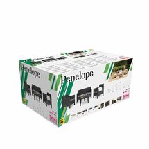 TOOMAX ITALY Καθιστικό-Σαλόνι Κήπου 4 Ατόμων + Τραπέζι Κήπου Πολυπροπυλένιο Rattan Ανθρακί PENELOPE 4 SEATS