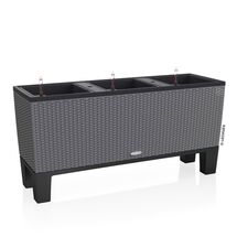 LECHUZA Ορθογώνια Βάση για Ζαρντινιέρα TRIO COTTAGE 30 Μαύρη Γερμανίας