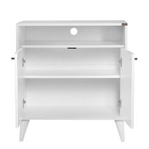 Ντουλάπι Πολυχρηστικό - Έπιπλο Τηλεόρασης - Παπουτσοθήκη 73x42x79cm 20.85kg London 220-DD Λευκό