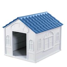 Σπίτι Σκύλου MEDIUM 65x75.5x63.2cm 6.6kg Λευκό Πάγου-Μπλε VESTA