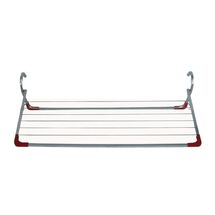 APLOSTRAK Απλώστρα Ρούχων Μπαλκονιού 145x68x37cm Αλουμινίου με Συρματόσχοινο  Άπλωμα 11m Πάχος 15mm Βάρος 1.03kg Ελλάδας Αθηνά