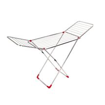 APLOSTRAK Απλώστρα Ρούχων Πτυσσόμενη 3φυλλη Αλουμινίου 186x57x124cm με Σχοινί MAX Άπλωμα 20m Πάχος 15mm Βάρος 2.34kg