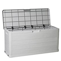 TOOMAX Ιταλίας Πλαστικό Μπαούλο 117x45x56cm 280lt 6.8kg MULTIBOX WOODY'S LINE WARM GREY TUV/GS
