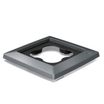 LECHUZA Βάση με Ρόδες Τετράγωνη 41x41x4.5cm για Γλάστρα CUBICO 40 Ανθρακί