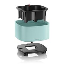 LECHUZA PILA Color Stick Γλάστρα 35.5x35.5x16.6cm ΑΥΤΟΠΟΤΙΖΟΜΕΝΗ με Δοχείο Φύτευσης για 4 Γλαστράκια Pastel Green Γερμανίας/German Design Award 2021