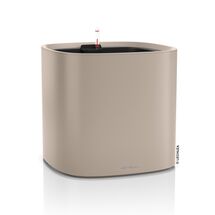 LECHUZA PILA Color Planter Γλάστρα 35.5x35.5x32.5cm ΑΥΤΟΠΟΤΙΖΟΜΕΝΗ με Δοχείο Φύτευσης Sand Brown Γερμανίας/German Design Award 2021