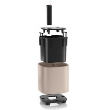 LECHUZA PILA Color Planter Γλάστρα 35.5x35.5x32.5cm ΑΥΤΟΠΟΤΙΖΟΜΕΝΗ με Δοχείο Φύτευσης Sand Brown Γερμανίας/German Design Award 2021