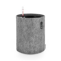 LECHUZA TRENDCOVER Felt 23 Γλάστρα με Φυσική Όψη Τσόχας Ø23x26.5cm Αυτοποτιζόμενη με Δοχείο Φύτευσης Dark Grey Γερμανίας