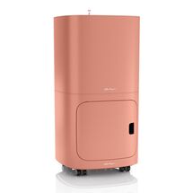 LECHUZA PILA Color Planter Γλάστρα 35.5x35.5x32.5cm ΑΥΤΟΠΟΤΙΖΟΜΕΝΗ με Δοχείο Φύτευσης Coral Red Γερμανίας/German Design Award 2021