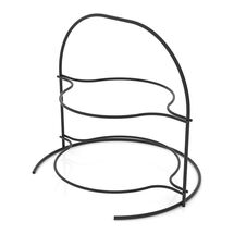 TEKNO-TEL Οργανωτής Πιάτων Ντουλαπιού/Σερβιρίσματος 28x28x25cm Επιχρωμιωμένο Ατσάλι Μαύρος Matt