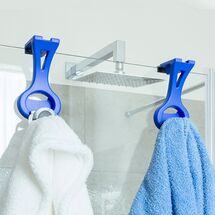 BAMA Ιταλίας Κρεμάστρα Πολυλειτουργική Πλαστική 15.5x8x6cm με Ρυθμιζόμενο Γάντζο 0.7-5cm FRUYT Μπλε