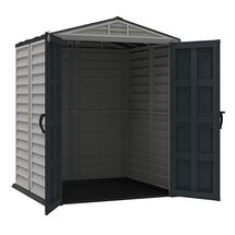 DURAMAX USA Αποθήκη Κήπου Βαρέως Τύπου Πλαστική 2.92m² 161.1x171x209.8cm 65kg YardMate Plus 5'x5' Adobe & Anthracite