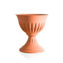 Ανθοστήλη/Γλάστρα Ø25x26.5cm Πλαστική 4lt Κεραμιδί CALICE ALBA BAMA Ιταλίας