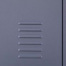 STEELEN Μεταλλική Ντουλάπα - Φοριαμός (Locker) ΧΩΡΙΣ ΠΟΔΙΑ 90x40x185cm 12 Θέσεων Χωρίς Πόδια 42kg Πάχος 0.4mm Ανθρακί Ματ