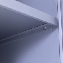 STEELEN Μεταλλική Ντουλάπα - Φοριαμός (Locker) 38x45x180cm ΧΩΡΙΣ ΠΟΔΙΑ 3 Αποθηκευτικοί Χώροι 22kg Πάχος 0.4mm Χωρίς Πόδια Ανθρακί Ματ