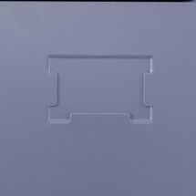 STEELEN Μεταλλική Ντουλάπα - Φοριαμός (Locker) 90x45x185cm 3φυλλη 51kg ΧΩΡΙΣ ΠΟΔΙΑ Πάχος 0.4mm Ανθρακί Ματ