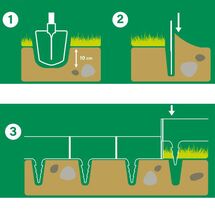 Φράχτης Παρτεριού Κήπου Μήκος 6 μέτρα x0.4x12cm Πλαστικός 2.46kg Ανθρακί ECOBORDURA Extrusion ARTPLAST Ιταλίας