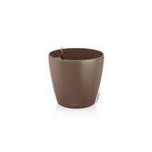 LECHUZA Classico 18 Επιτραπέζια Γλάστρα Ø19x17cm Αυτοποτιζόμενη Καρυδί Γερμανίας