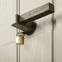 TOOMAX Ιταλίας Αποθήκη Κήπου Βαρέως Τύπου Πλαστική 130x75.6x218.4cm 49kg MASSIF HIGH STORER PLUS TAUPE GREY/BROWN