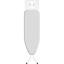 Σιδερώστρα Ατμού BASIC 119x34x83cm Μεταλλική 3.65kg με Σχάρα 30x20cm Πόδια Ø19mm SILVER