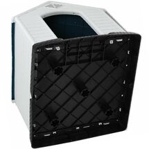 Σπίτι Σκύλου XXLARGE 123x110x114cm 24kg Λευκό Πάγου-Γκρί VESTA