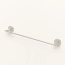 TEKNO-TEL Κρεμάστρα - Ράγα Πετσέτας Μπάνιου 47x6x5cm Αλουμινίου Επιτοίχια με Βίδες Satin