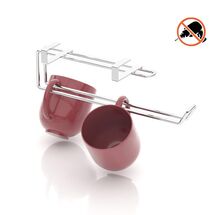 TEKNO-TEL Κρεμάστρα Ντουλαπιού Κουζίνας 27x7x9cm Πολυχρηστική Επιχρωμιωμένο Ατσάλι