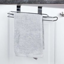 TEKNO-TEL Κρεμάστρα Ντουλαπιού Κουζίνας 27x7x9cm Πολυχρηστική Επιχρωμιωμένο Ατσάλι