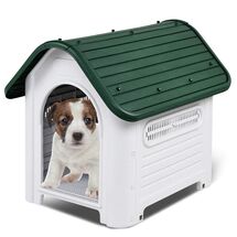 VESTA Σπίτι Σκύλου Medium 75x59x66cm 6.1kg Λευκό Πάγου-Πράσινο