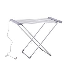 VESTA Θερμαινόμενη Ηλεκτρική Απλώστρα Ρούχων 94x54x74cm 100% Αλουμινίου Πτυσσόμενη 8 Βέργες Πάχος Φ16/10mm 8m Άπλωμα 120W 2.83kg
