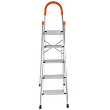 VESTA Σκαλοσκαμπό 5 Σκαλοπάτια 100% Αλουμινίου 53.5x101x168.5cm MAX Αντοχή Βάρους 150kg Βάρος 4.9kg EN131
