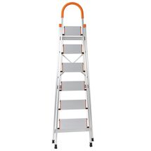 VESTA Σκαλοσκαμπό 6 Σκαλοπάτια 100% Αλουμινίου 55x111x190cm MAX Αντοχή Βάρους 150kg Βάρος 5.71kg EN131