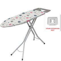 Σιδερώστρα Ατμού XL 155x45x95cm Μεταλλική με Επιφάνεια Σιδερώματος 125x45cm 7Kg Σχάρα 42x30cm Διάμετρος Ποδιού Ø34mm PEARL FLORAL IN THE TREE