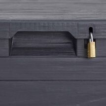 TOOMAX Ιταλίας Πλαστικό Μπαούλο 42.5x45x50cm 90lt 2.7kg MULTIBOX WOODY'S LINE Anthracite