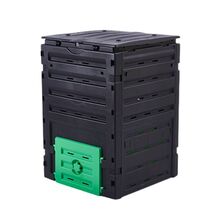 VESTA Κομποστοποιητής-Κάδος Κομποστοποίησης Κλειστού Τύπου 450lt Πλαστικός Κήπου 71.2x71x10.31cm Μαύρος BIO COMPOSTER