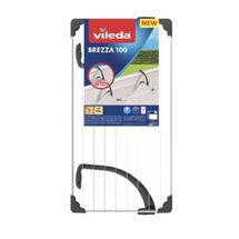 Απλώστρα Ρούχων Καλοριφέρ/Μπαλκονιού 100% ΙΝΟΧ 109.5x55.5x27.5 BREZZA  Vileda Άπλωμα 10m Αντοχή 10kg Βάρος 1.79kg Γερμανίας