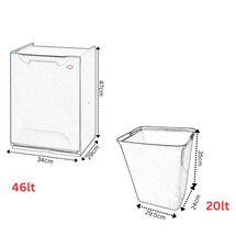 ARTPLAST Ιταλίας Κάδος Ανακύκλωσης Απορριμμάτων Κουζίνας 34x29x47cm 46+20lt Πλαστικός Πράσινο