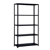 BIZZOTTO ITALY Μεταλλική Ραφιέρα Dexion 5όροφη 100x40x188cm 13.65kg MAX Αντοχή 350kg Μαύρη KIT(02B200N)