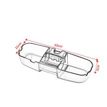 Εταζέρα-Ράφι Στήλης Ντουζιέρας 33x11x7cm Πλαστικό 0.32kg Διάφανο