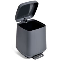 Κάδος Μπάνιου με Πεντάλ 7lt 24x26x31.2cm με Εσωτερικό Κάδο 1.01kg Πλαστικό SOFT CLOSE Ανθρακί Ελλάδας