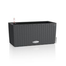 LECHUZA Balconera Cottage 40 Ζαρντινιέρα 40x19x19cm Αυτοποτιζόμενη με Δοχείο Φύτευσης Granite Γερμανίας