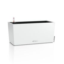 LECHUZA Balconera Color 40 Ζαρντινιέρα 40x19x19cm Αυτοποτιζόμενη με Δοχείο Φύτευσης Λευκή Γερμανίας