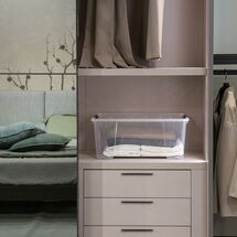 Dea Home Italy Κουτί Αποθήκευσης 57x39x24cm Πλαστικό 35lt Διάφανο Με Κλιπς