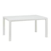 TOOMAX DAVIDE Ορθογώνιο Τραπέζι 147x88x74cm Πλαστικό Βάρος 12.5kg Όψη Φυσικού Ξύλου Λευκό Ιταλίας