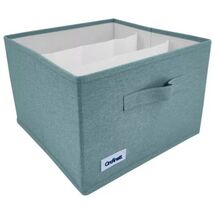 ORDINETT ITALY Κουτί Αποθήκευσης Ρούχων 29x29x18.5cm 15lt 0.5kg Cube Μέντα