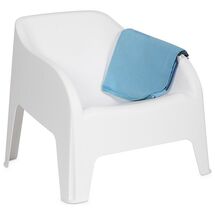 SUPER ΠΡΟΣΦΟΡΑ TOOMAX Σετ 2 Πολυθρόνες + ΔΩΡΟ Τραπέζι με Αποθηκευτικό Χώρο PETRA Matte White Ιταλίας