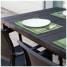 TOOMAX Σετ Τραπέζι DAVIDE + 4 Καρέκλες MAREA Όψη Φυσικού Ξύλου Μαύρο