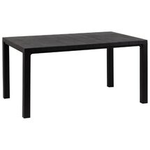 TOOMAX Σετ Τραπέζι DAVIDE + 4 Καρέκλες MAREA Όψη Φυσικού Ξύλου Μαύρο