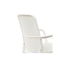 TOOMAX Καρέκλα Κήπου 56.5x58x84cm Βάρος 3.49kg SIROLO Λευκή Grey Ιταλίας